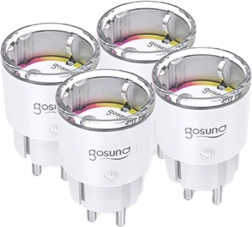 Enchufe inteligente GOSUND EP2-Z ZigBee 10A – paquete de 4