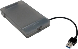 Adaptador USB 3.0 a SATA de 2,5 pulgadas con carcasa