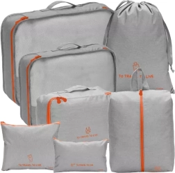 Organizador de viaje para maleta - juego de 7 piezas Trizand