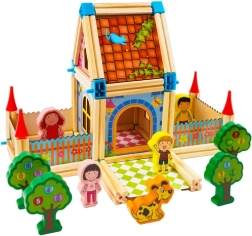 Juego de construcción casa 268 piezas KRUZZEL