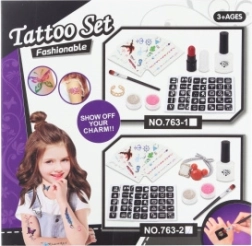 Tatuajes brillantes para niña – set creativo