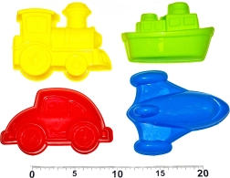 Moldes para arena - juego de 4 piezas