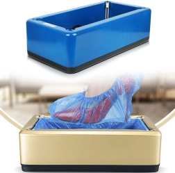 Dispensador automático de cubrezapatos - azul