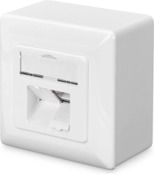 Toma de pared apantallada categoría 6 con 2xRJ45