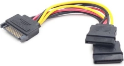 Cable SATA (M) a SATA (F) x2, 15 cm