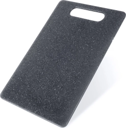 Tabla de cortar de plástico gris 24 × 15 cm