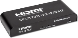 Splitter HDMI activo 1x2 4K/60 Hz QOLTEC