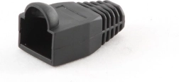 Capuchón protector para conector RJ45, 100 uds., negro