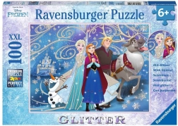 Puzzle XXL 100 piezas Reino de Hielo Nieve Brillante