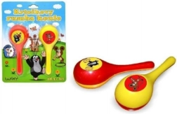 Krtek maracas para niños 2 uds plástico