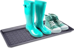 Bandeja gris para zapatos Vilde 70 × 35 cm
