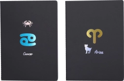 Cuaderno de notas con líneas Zodiac 18,5x25,5 cm