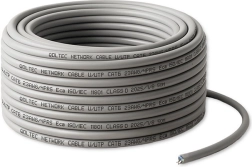 Cable patch UTP CAT6 50 m gris – conductor de cobre para LAN gigabit