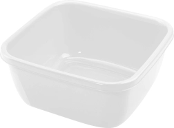 Palangana cuadrada de plástico Heidrun de 15 l, colores surtidos