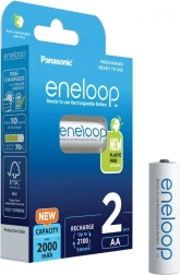 Baterías recargables AA ENELOOP 2000 mAh, 2 uds