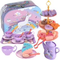 Juego de té infantil en maletín con dulces