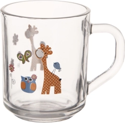 Taza infantil de vidrio jirafa 230 ml