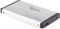 Carcasa externa de bolsillo para HDD 2.5'' SATA USB 3.0 plateada