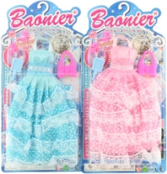 Vestidos para muñecas con accesorios