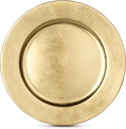 Bajoplato dorado de 33 cm