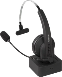 Auricular Bluetooth con micrófono y base de carga