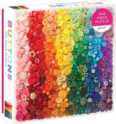 Botones arcoíris Puzzle de 500 piezas