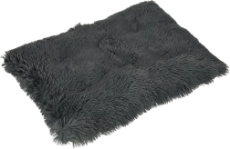 Cama para perros y gatos 65 × 50 cm, gris oscuro