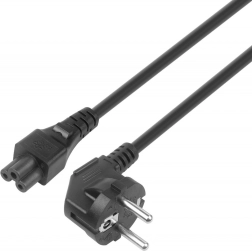 Cable de alimentación IEC C5 3 m con certificación VDE