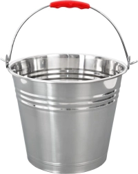 Cubo de acero inoxidable apto para alimentos 14 l