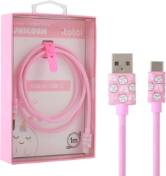 Cable USB-C con unicornio