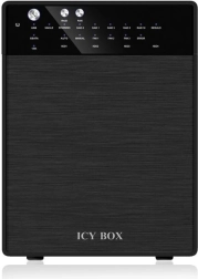 Sistema RAID externo 4×3,5" ICY BOX para HDD, USB 3.0 y eSATA