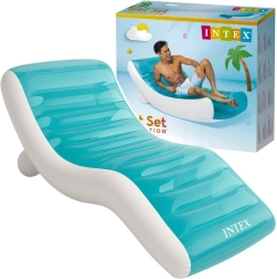 Colchoneta inflable para agua INTEX 191 × 99 cm, turquesa