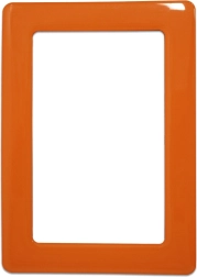 Marco magnético autoadhesivo 13,0 × 8,1 cm – naranja