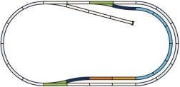 Set de vías PIKO C para vía paralela H0