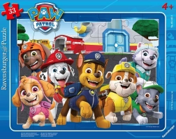 Rompecabezas de 33 piezas PATRULLA CANINA – rompecabezas enmarcado RAVENSBURGER