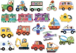 Imanes de madera Vilac Transporte