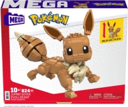 Set de construcción MEGA POKÉMON jumbo Eevee 28 cm (824 piezas)