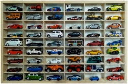 Estantería de madera para cochecitos con 54 compartimentos