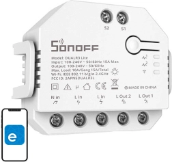 Interruptor Wi‑Fi inteligente Sonoff Dual R3 Lite