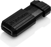 Unidad flash USB Verbatim PinStripe 32GB negra