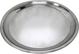 Bandeja de servir redonda de acero inoxidable TORO 35 cm
