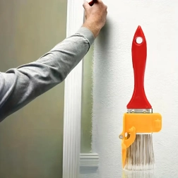 Soporte de precisión para brocha de pintor con guía de bordes + brocha
