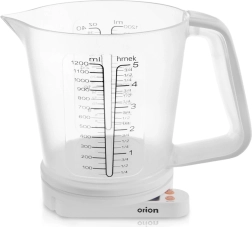 Báscula digital de cocina con jarra medidora 5 kg, 1,2 l ORION