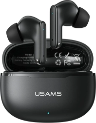 Auriculares inalámbricos TWS USAMS E05 Bluetooth 6.0 negros