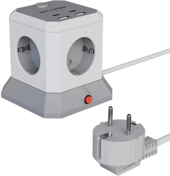 Regleta BlitzWolf con USB y tomas AC