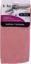 Paño de microfibra para cocina y baño KOKO 30×30 cm