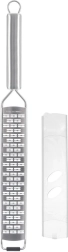 Rallador de cocina plano de acero inoxidable 38 cm con funda ORION