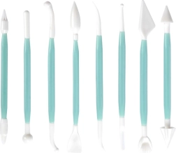 Juego de espátulas y herramientas de modelado para tartas, 8 uds