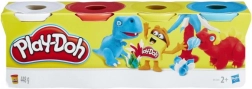 Plastilina Play-Doh, set de 4 botes, 448 g – Dinosaurios