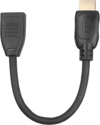 Cable alargador HDMI 15 cm v2.0
